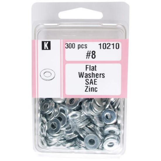 Picture of Flat-Washer Zinc-Plated #8