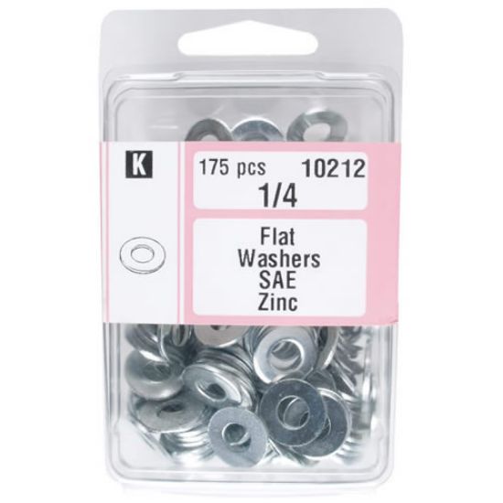 Picture of Flat-Washer Zinc-Plated SAE 1/4"