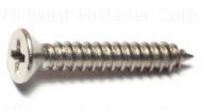 Picture of Sheetmetal-screw Stainless-steel #8 X 1"