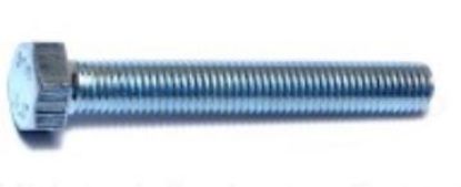 Picture of Hex-cap Bolt Class 8.8 Zinc 7mm X 50mm