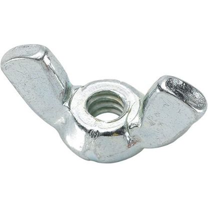 Picture of Wing-Nut Zinc-Plated Cold-Forged #8-32