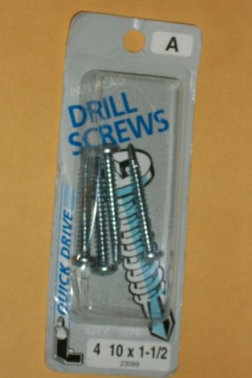 Picture of Sheetmetal-Screw Zinc-Plated Pan #10 x 1-1/2"