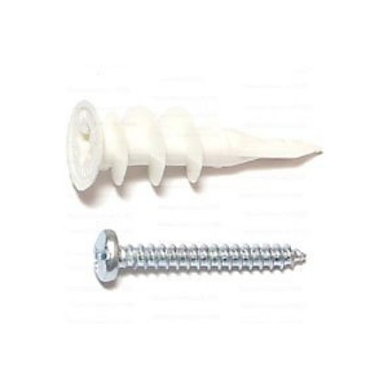 Picture of E-Z Anchors With-Screws Plastic #8 x 1-1/4"