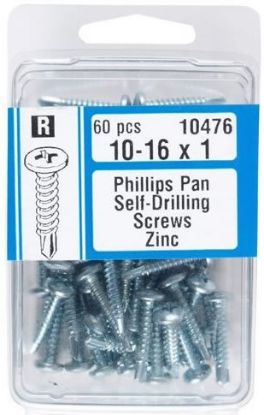 Picture of Sheetmetal-Screw Sheetmetal-Screw Zinc-Plated #10-Size 1"-Length