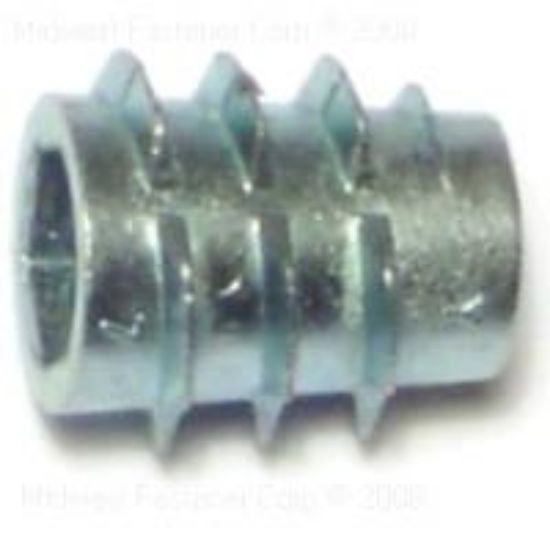 Picture of Threaded Wood Insert Zinc-plated Socket-Hex-Drive #10-32