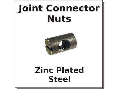 Picture of 3/8" x 5/8" 1/4-20 TPI 20 Threaded Joint Connector Cross-Dowel
