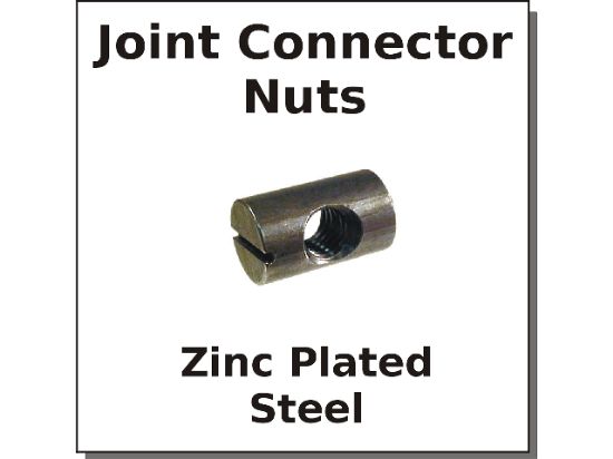 Picture of 3/8" x 5/8" 1/4-20 TPI 20 Threaded Joint Connector Cross-Dowel