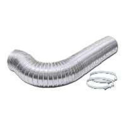 Picture of Flexible-duct With-clamp Aluminum 3"