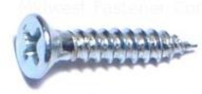 Picture of Wood-Screw Flathead Phillips Zinc #4 X 5/8"