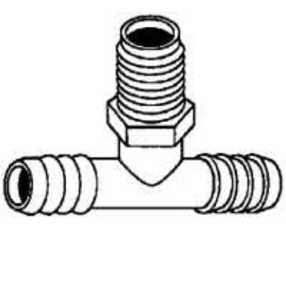 Picture of 5263B TEE 1/4 X 3/8" MIP