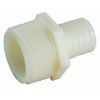 Picture of 1/2 X 1/4 Barbed Male-Adapter Nylon Hose-Barb X MIP