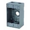 Picture of Electrical-Box Weather-proof 1/2" Gray 4-outlets