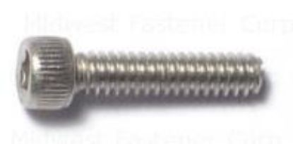 Picture of Machine-Screw Knurled-barrel Socket-cap #4-40 X 1/2"