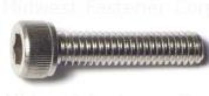 Picture of Machine-Screw Knurled-barrel Socket-cap #8-32 X 3/4"