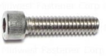 Picture of Machine-Screw Knurled-barrel Socket-cap 1/4"-20 X 1"
