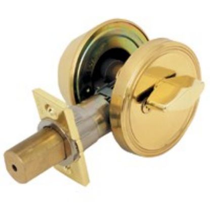 Picture of Dead-Bolt Polished-brass Visual-Pack