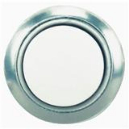 Picture of Lighted White Silver Rim Doorbell Button