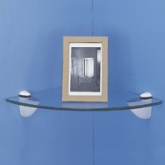 Picture of Glass-Shelf Tempered 1/4" Circle 5/16" x 9-3/4" x 9-3/4"