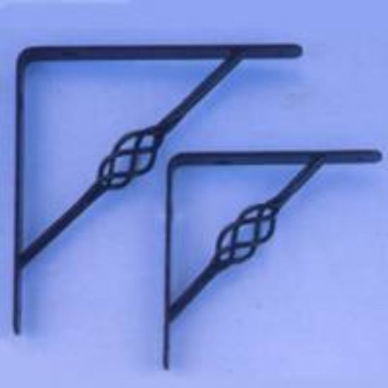 Picture of Shelf-Bracket Decorative 6" x 6" Black