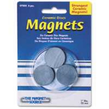 Picture of Ceramic Disc Magnets 1" x 5/32"
