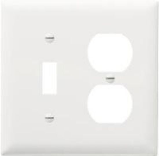 Picture of Combination-Toggle-Duplex Receptacle Wall-Plate