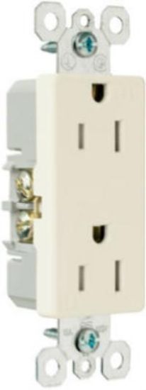Picture of Decora-Style Tamper-Resistant Electrical-Outlet 15-Amp