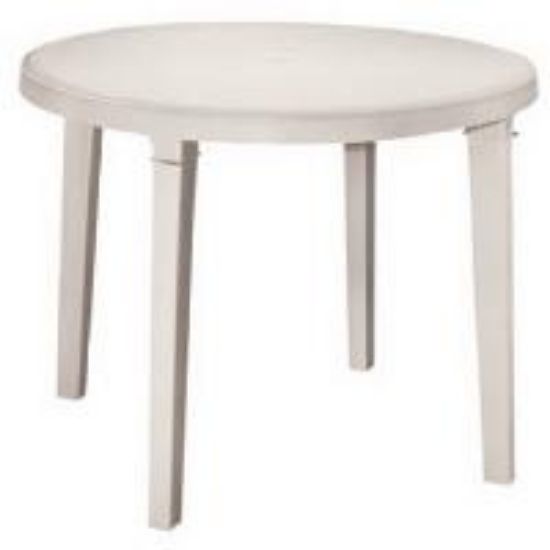 Picture of 38" White Dining-Table