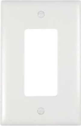 Picture of 1-Gang Decora-Style Oversized White Wall-Plate