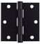 Picture of Door-Hinge 3-1/2" Black Square Removable-Pin