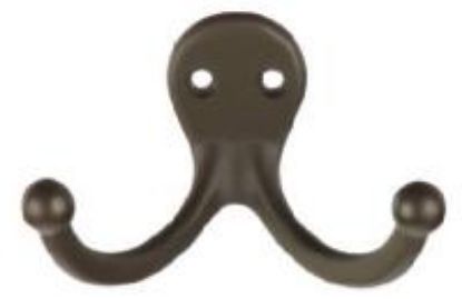 Picture of Clothes-Hook Bronze Double