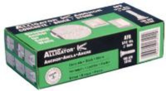 Picture of 100 AF8 Anchors With Flange In Box - 5/16" Drill Size