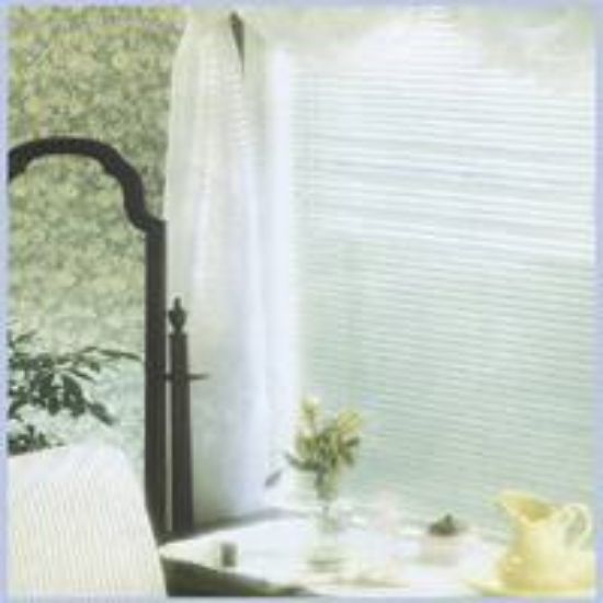 Picture of Mini-Blind Material Vinyl Slat-Width 1" 36" WX64" H White
