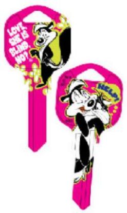 Picture of KW1 Pink Pepe Key-Blank