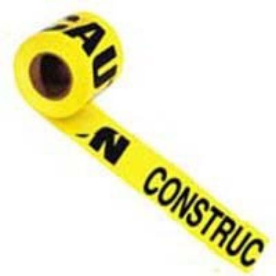 Picture of Barricade-tape "caution Construction Area" 3" X 1000' X 0.002"