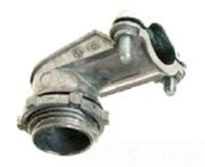 Picture of 90° Squeeze 1/2" Uninsulated Die-Cast-Zinc