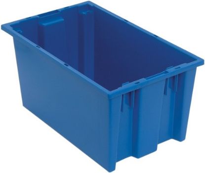 Picture of 18" x 11" x 9" Polyethylene Tote Blue