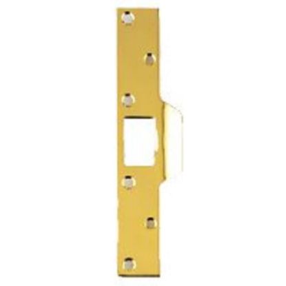 Picture of SECURITY Strike-Plate 1-1/4" X 8" Polished-Brass