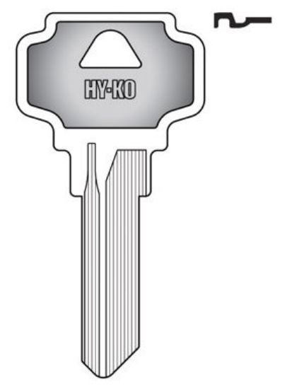 Picture of DE6PC Key-Blank DEXTER COLORHD