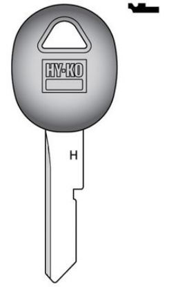 Picture of B45PR Key-Blank AUTO RED