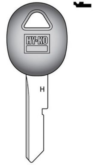 Picture of B45PR Key-Blank AUTO RED