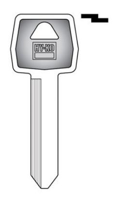 Picture of H51PC Key-Blank COLORHEAD