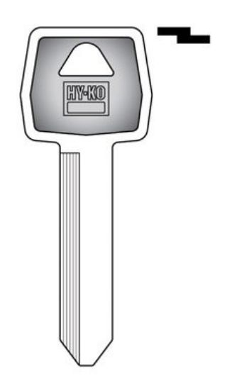 Picture of H51PC Key-Blank COLORHEAD