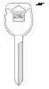 Picture of MIT6 Key-Blank MITSUBISHI AUTO