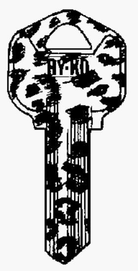 Picture of KW1-01 - Cut-Key Leopard