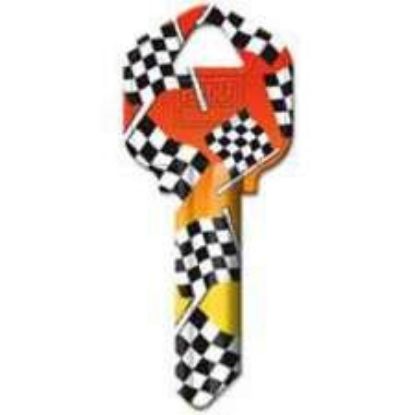 Picture of KW1-07 Key-Blank - CHECK FLAG