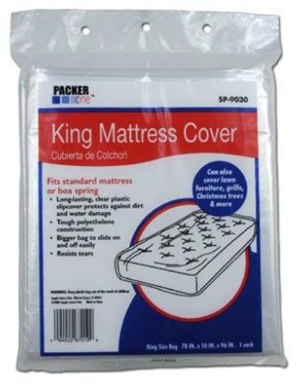 Picture of Mattress-cover Plastic Clear 76 X 10 X 90