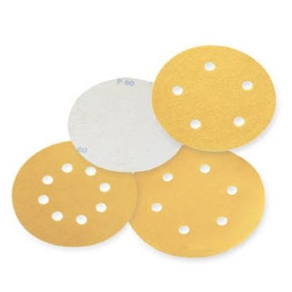 Picture of 100C 5" X Gold Discs Hook-&-Loop