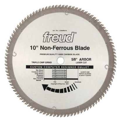 Picture of Circular-Sawblade 10" Carbide Non-Ferrous-Cutting up to 1/8" Thick Curve