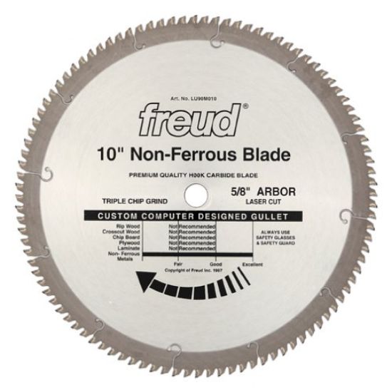 Picture of Circular-Sawblade 10" Carbide Non-Ferrous-Cutting up to 1/8" Thick Curve