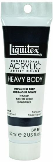 Picture of Heavy-Body-Color 2-FluidOunce (59ml) Turquoise Deep
